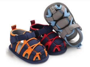 Newborn Baby Boy Crib Shoes Toddler First Baby Shoes Summer Sandals Size 1 2 3 -