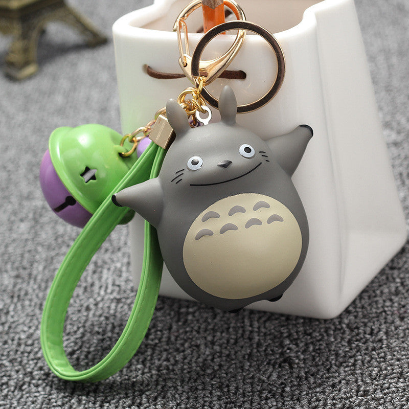 Extremely Cute My Neighbor Totoro Chinchillidae Keychain Pendant Fit For Bag Charms Purse Accessory Miyazaki Hayao Comic Fans