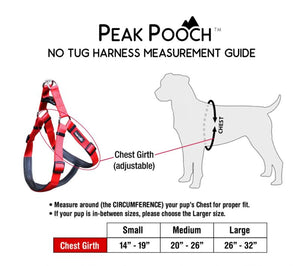 No Pull Padded Comfort Nylon Dog Walking Harness for Small Medium and Large Dogs