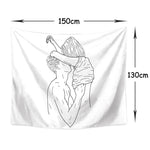 Load image into Gallery viewer, Sexy Body Line Tapestry Art Wall Hanging Tapestry Simple Design Line Wall Decor Bedspread Yoga Mat Picnic Cloth Home &amp; Living|Tapestry
