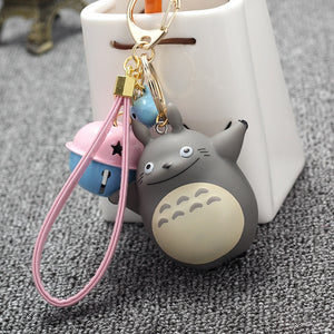 Extremely Cute My Neighbor Totoro Chinchillidae Keychain Pendant Fit For Bag Charms Purse Accessory Miyazaki Hayao Comic Fans