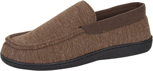 Hanes Men's ComfortSoft Memory Foam Knit Venetian Moccasin Indoor/Outdoor Slipper