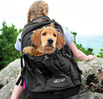 Load image into Gallery viewer, Kurgo G-Train K9 Pack, Carrier Backpack for Small Dogs and Cats, Ideal for Hiking or Travel, Waterproof Bottom, Chili Red
