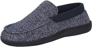 Hanes Men's ComfortSoft Memory Foam Knit Venetian Moccasin Indoor/Outdoor Slipper