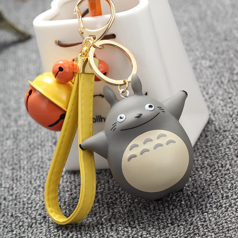 Extremely Cute My Neighbor Totoro Chinchillidae Keychain Pendant Fit For Bag Charms Purse Accessory Miyazaki Hayao Comic Fans