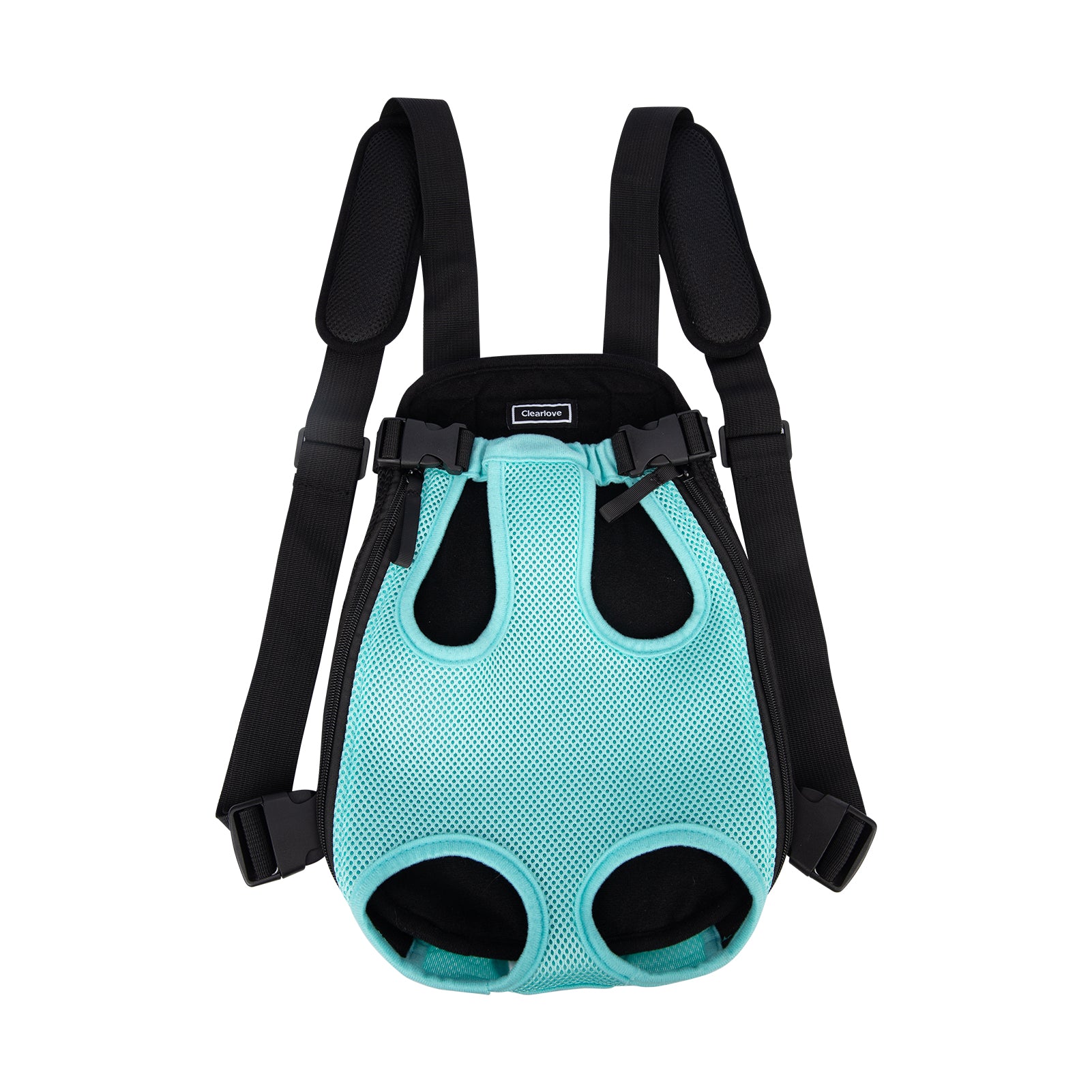 Pet Carrier Backpack Adjustable Pet Front Cat Dog Carrier Backpack Travel Bag Legs Out, Easy-Fit for Traveling Hiking Camping for Small Medium Dogs Puppies blue