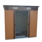 Load image into Gallery viewer, BIRCHTREE New Garden Shed Metal Pent Roof Outdoor Storage With Free Foundation
