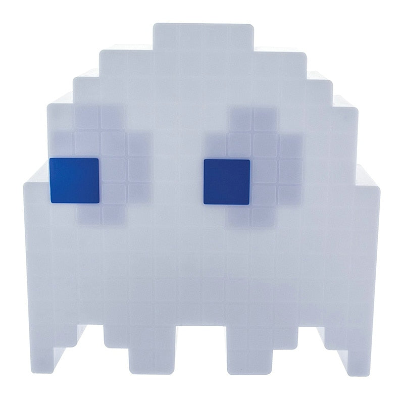 Color Changing Cartoon Ghost Lamp Led Mini USB Night Light 8-bit mood light Pixel Style Child Baby Soft Lamp Bedroom lighting