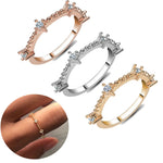 Load image into Gallery viewer, Fashion Women 14K Solid Rose Gold Stack Twisted Ring Wedding Party Women Jewelry
