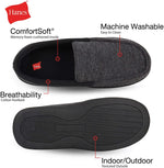 Load image into Gallery viewer, Hanes Men&#39;s ComfortSoft Memory Foam Knit Venetian Moccasin Indoor/Outdoor Slipper
