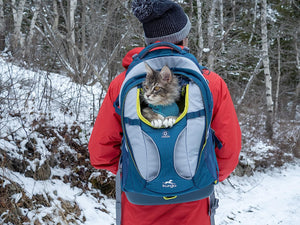 Kurgo G-Train K9 Pack, Carrier Backpack for Small Dogs and Cats, Ideal for Hiking or Travel, Waterproof Bottom, Chili Red