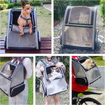 Load image into Gallery viewer, Texsens Innovative Traveler Bubble Backpack Pet Carriers for Cats and Dogs (Black)
