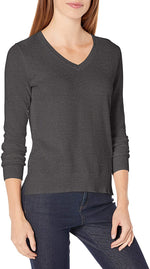 Load image into Gallery viewer, Nautica Women&#39;s Effortless J-Class Long Sleeve 100% Cotton V-Neck Sweater
