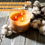 Load image into Gallery viewer, 96NORTH Luxury Vanilla Soy Candles | Large 3 Wick Jar Candle | Up to 50 Hours Burning Time | 100% Natural Soy Wax | Relaxing Aromatherapy Aesthetic Candle | Housewarming Gift for Men and Women
