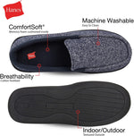 Load image into Gallery viewer, Hanes Men&#39;s ComfortSoft Memory Foam Knit Venetian Moccasin Indoor/Outdoor Slipper
