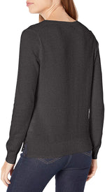 Load image into Gallery viewer, Nautica Women&#39;s Effortless J-Class Long Sleeve 100% Cotton V-Neck Sweater
