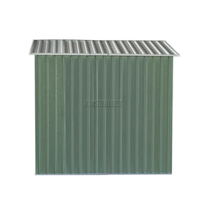 BIRCHTREE New Garden Shed Metal Pent Roof Outdoor Storage With Free Foundation