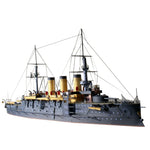 Load image into Gallery viewer, Children Educational Toys 1:250 DIY Czar Russia Navy Oslabya Battleship Military Ship Paper Model Building Block Kit for Decor
