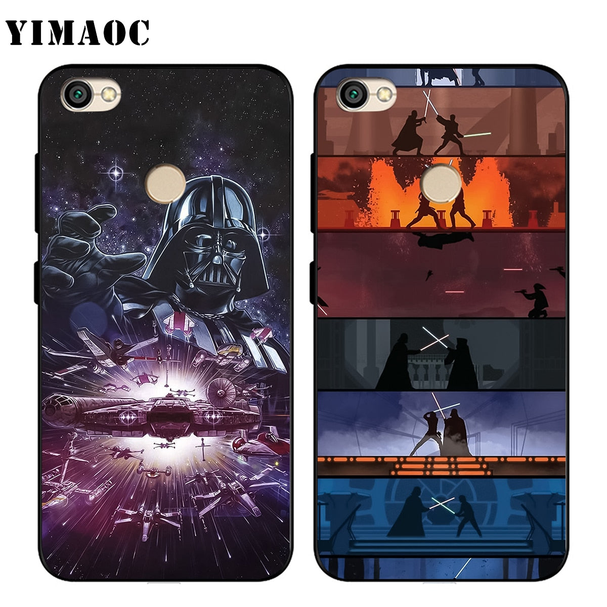 YIMAOC Star Wars Darth Vader Yoda The Force Awakens Soft Silicone Case for Xiaomi Redmi Note 4 4x 4a 5 5a 6 Pro Prime Plus