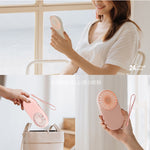 Load image into Gallery viewer, New Pattern Pocket Fans Usb Charge Mini  Hold Fans Student Outdoors Bring Sika Portable Small Fan DC Mini Air Cooler Ventilador|Fans| |  - AliExpress
