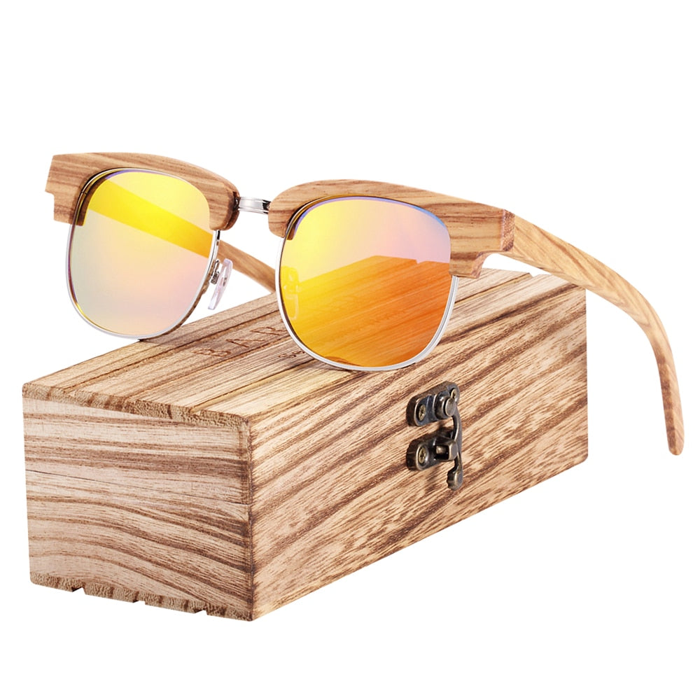 Polarized Glasses | Wooden Sunglasses | Gradient Glasses | Glass Sunglasses - Gradient