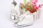 Load image into Gallery viewer, Soft-Soled Rose Flower Baby Shoes
