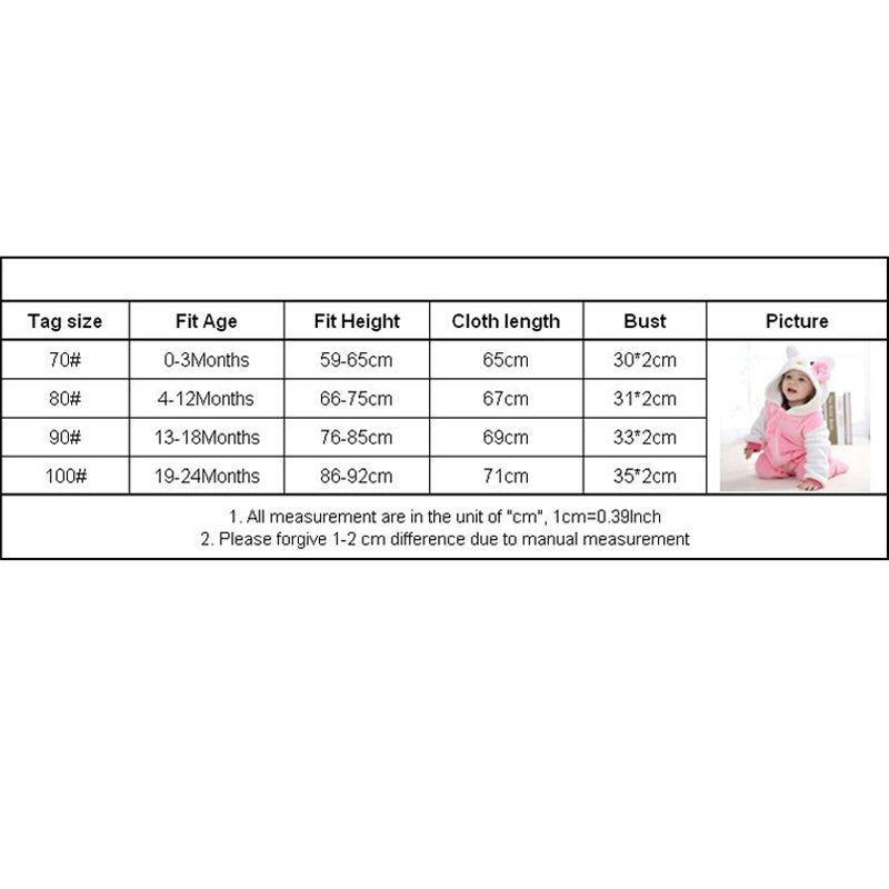 Baby rompers 2017 boys sleepwear girls newborn clothes Hello kitty Cartoon Jumpsuit Pajamas warm cute animal macacao bebe YJY11