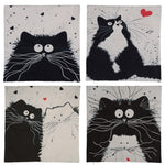 Load image into Gallery viewer, Cartoon Cat Pillow Cover
