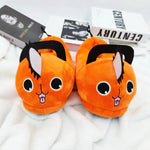 Load image into Gallery viewer, Chainsaw Man Pochita Slippers Cosplay Anime Kawaii Party Costumes Props Halloween Xmas Bedroom Shoes Home Decor One Size

