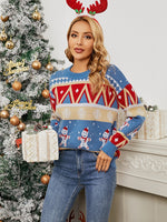 Load image into Gallery viewer, Charmingtrend Winter Women Sweaters Casual Sweater Female Pullover Christmas Snowman Printed Sweater Oversized American Retro
