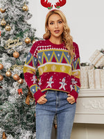 Load image into Gallery viewer, Charmingtrend Winter Women Sweaters Casual Sweater Female Pullover Christmas Snowman Printed Sweater Oversized American Retro
