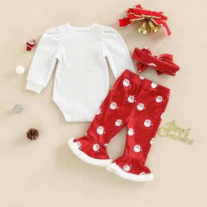 Autumn Christmas Baby Long Sleeve Set