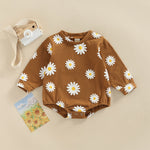 Load image into Gallery viewer, DAISY Brown Onesie
