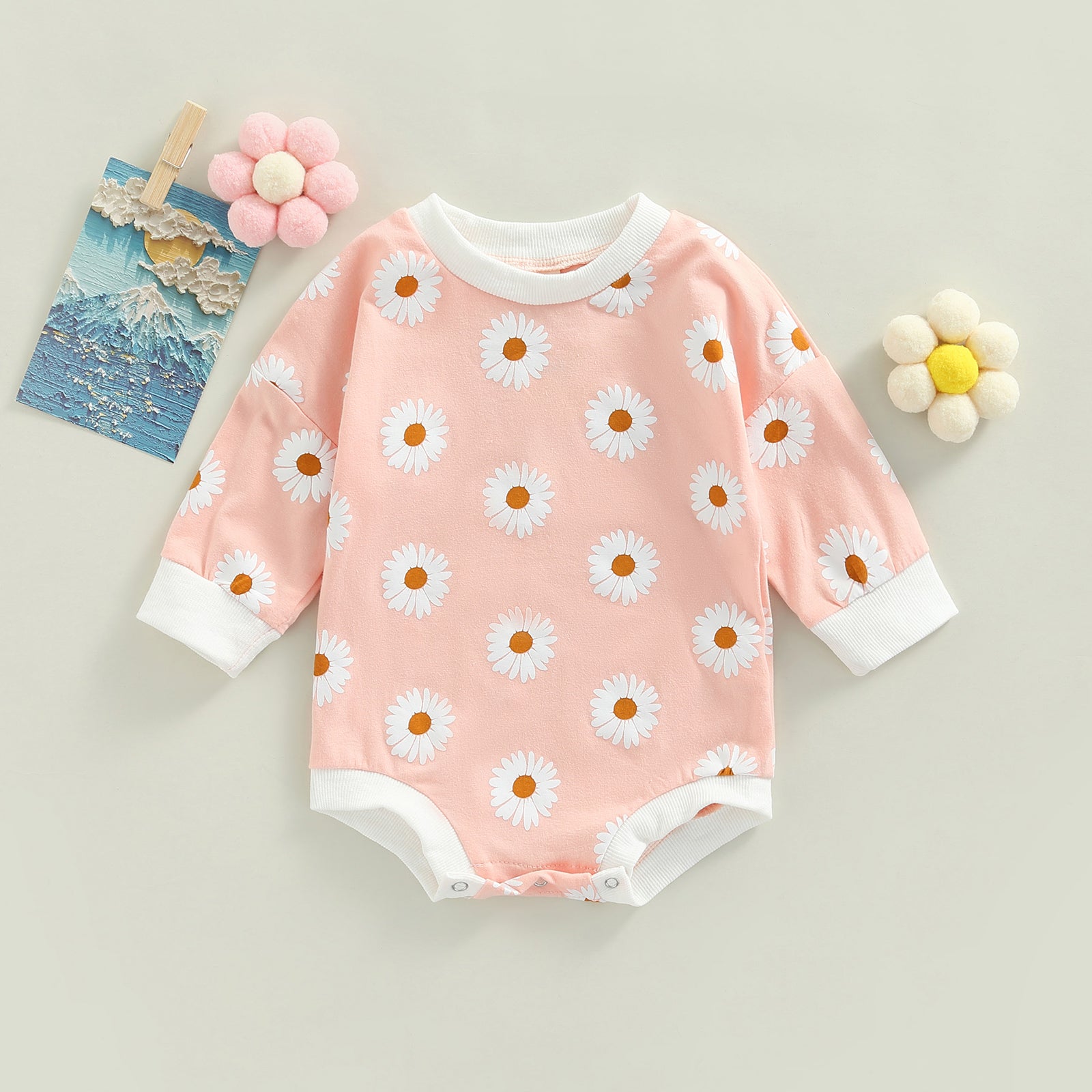 DAISY Long-Sleeve Onesie