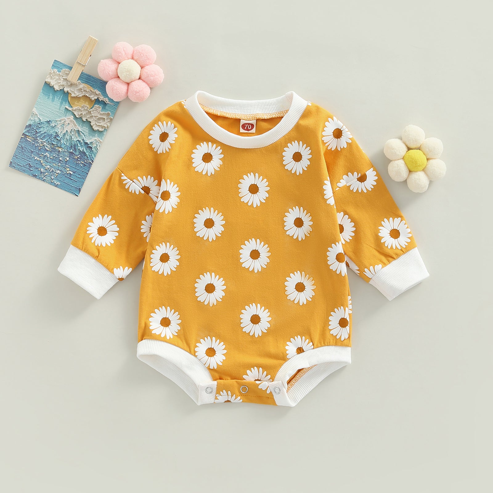 DAISY Long-Sleeve Onesie