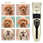 Load image into Gallery viewer, Electric Pet Dog Clipper Dog Hair Trimmer Kit Rechargeable Pet Dog Cat Low noise Grooming Shaver Cut Machine Set+Spare Blade|Dog Hair Trimmers|
