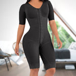 Load image into Gallery viewer, Fajas Postpartum One Piece Compression Girdle Brooch Sleeves Tummy Control Corset Abdomen Butt Lifter Panties Cincher Girdle - Shapers
