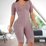 Load image into Gallery viewer, Fajas Postpartum One Piece Compression Girdle Brooch Sleeves Tummy Control Corset Abdomen Butt Lifter Panties Cincher Girdle - Shapers
