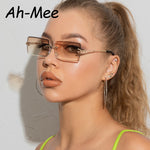 Load image into Gallery viewer, Fashion Rimless Rectangle Sunglasses
