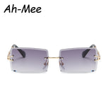 Load image into Gallery viewer, Fashion Rimless Rectangle Sunglasses
