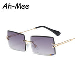 Load image into Gallery viewer, Fashion Rimless Rectangle Sunglasses
