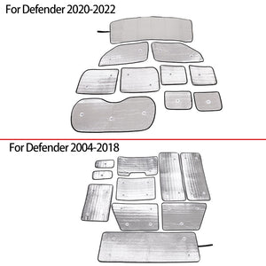 New Defender 110 Full Windscreen And Glass Sunshade Protection Kit With Suction Cups