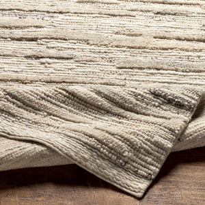 Franey Wool Area Rug in Gray/Brown/Cream