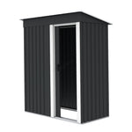 Load image into Gallery viewer, BIRCHTREE New Garden Shed Metal Pent Roof Outdoor Storage With Free Foundation
