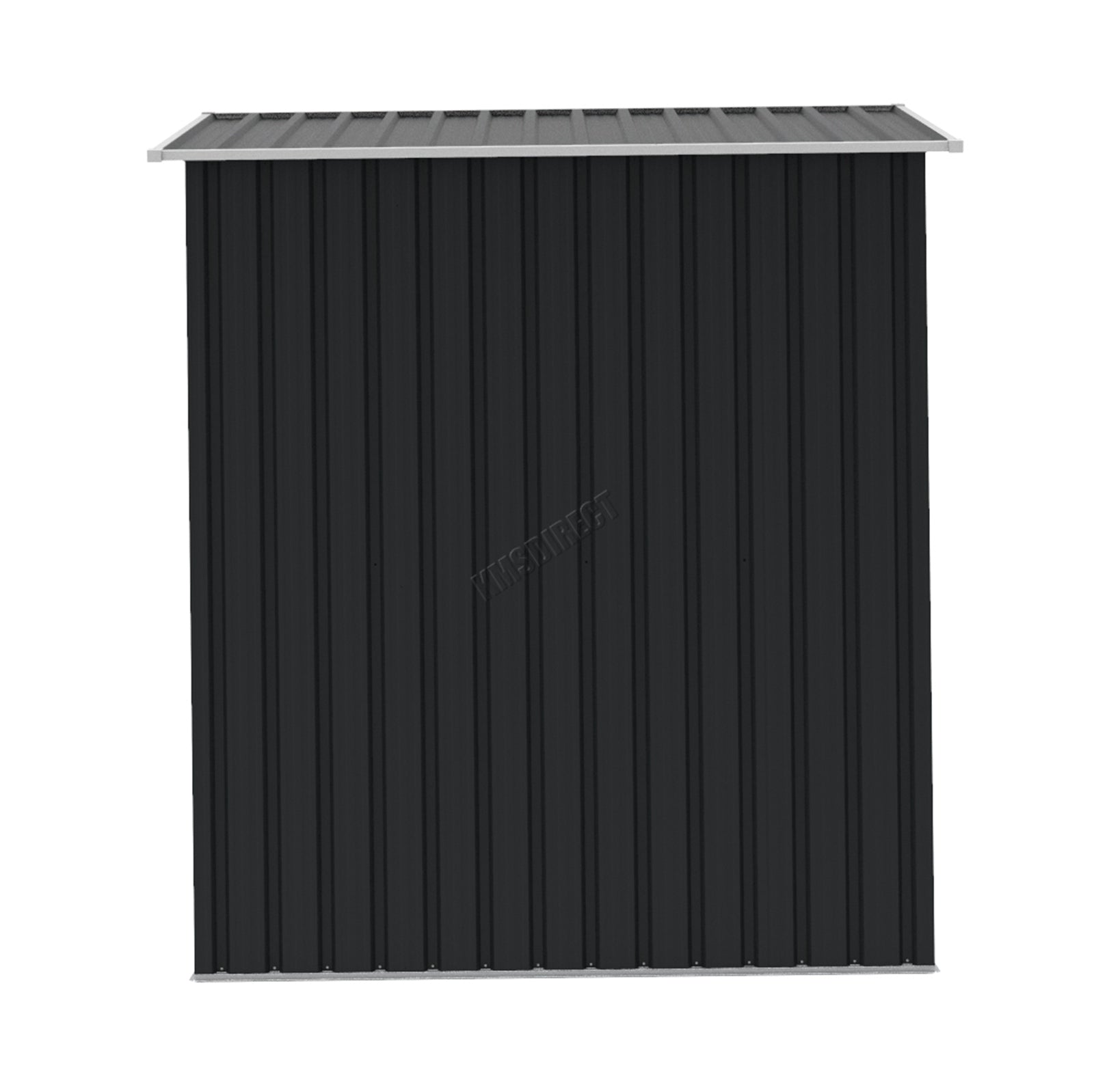 BIRCHTREE New Garden Shed Metal Pent Roof Outdoor Storage With Free Foundation