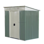 Load image into Gallery viewer, BIRCHTREE New Garden Shed Metal Pent Roof Outdoor Storage With Free Foundation
