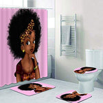 Load image into Gallery viewer, Leopard Lion Tiger Shower Curtain Fabric Polyester Waterproof Bath Curtain and Rug Set
