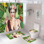 Load image into Gallery viewer, Hot Sale 4PCS Sexy African American Women Shower Curtain Customized Bathroom Curtain Sets
