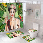 Load image into Gallery viewer, Hot Sale 4PCS Sexy African American Women Shower Curtain Customized Bathroom Curtain Sets
