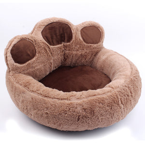 pet product dropshipping Cat palm Soft round removable washable cat bed lager pet bed